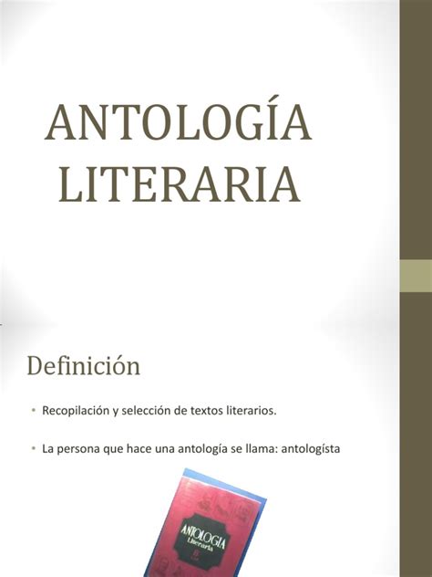 Antología Literaria