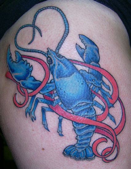 Blue Lobster Tattoo By Shawn Hebrank Tattoonow