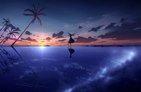 Anime Artwork Digital Digital Art Anime Sky Sky