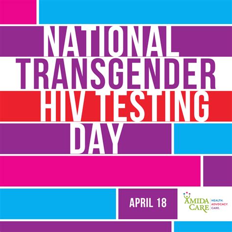 National Transgender Hiv Testing Day A Crucial First Step In Accessing Care And Staying Healthy