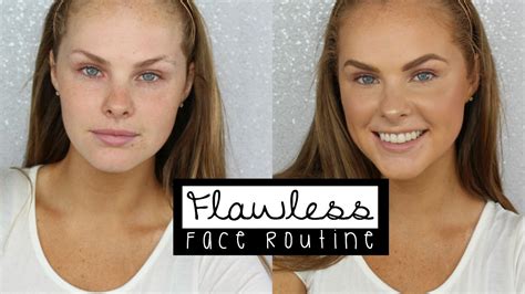 My Flawless Face Routine Youtube