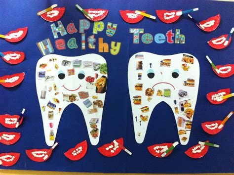 Teeth Bulletin Board Dental Health Preschool Dental Health