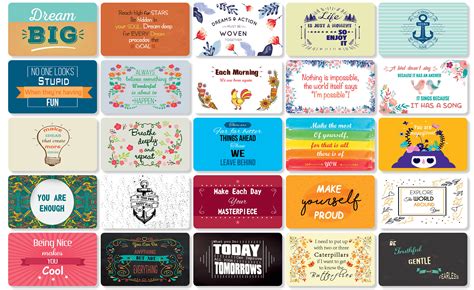Free shipping on orders over $25 shipped by amazon. 25 Beautiful Motivational Quote Cards, Thick Stock Paper ...