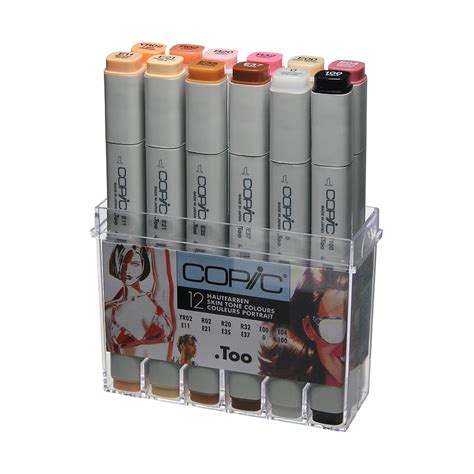 Copic Marker 12 Set Skin Tone Colours Highlights