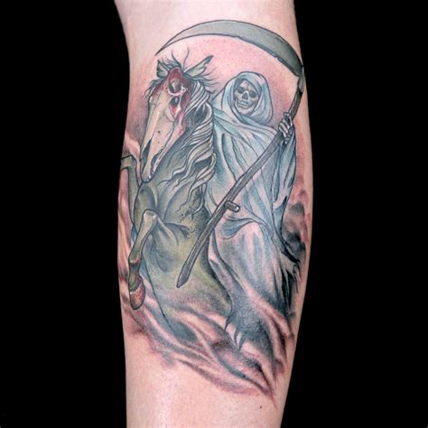 Horseman of the Apocalypse Tattoo by April Nicole | Apocalypse tattoo