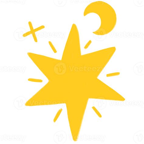 Doodle Funny Stars Clipart 18746295 Png