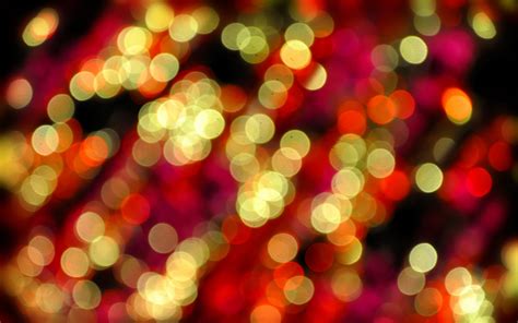 Red Christmas Lights Wallpaper