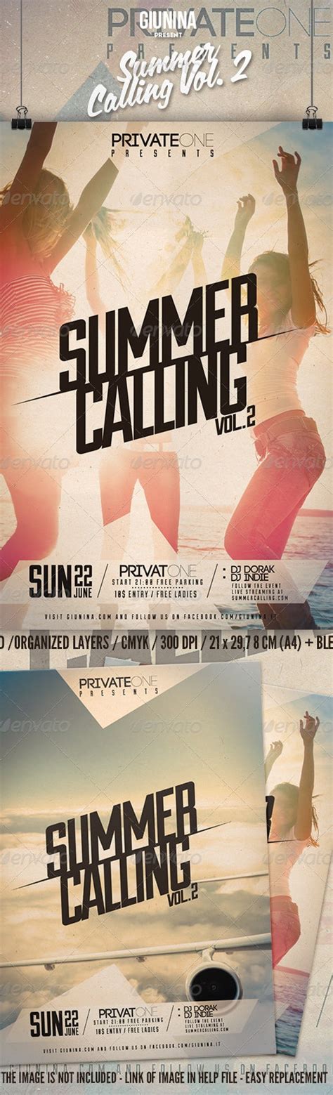 Summer Calling Vol 2 Flyerposter By Giunina Graphicriver