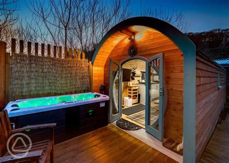 Camping Pods With Hot Tubs Scotland The Little Abodes Glamping Scotland With Hot Tub Love