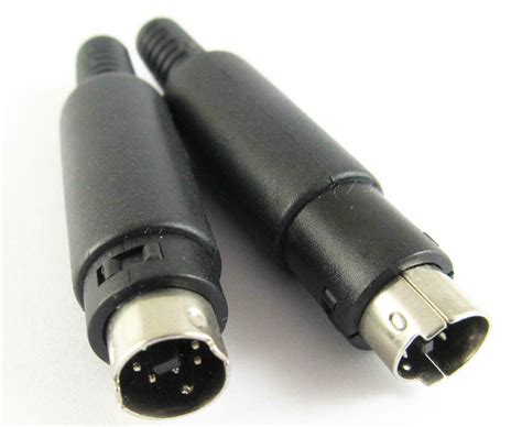 8 Pin Mini Din Plug Connector Plastic Handle 1pcs Ebay