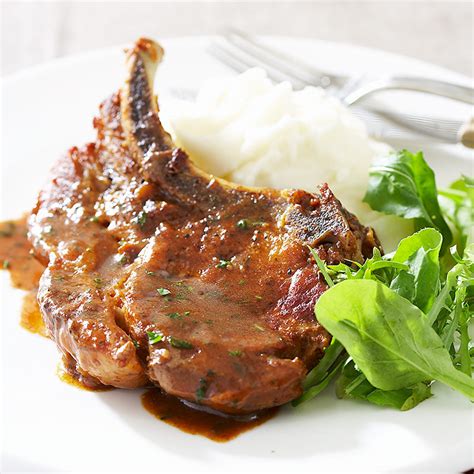 The shoulder joint of pork can be bought as smaller cuts or as a whole roasting joint. Cider-Braised Pork Chops | Cook's Country