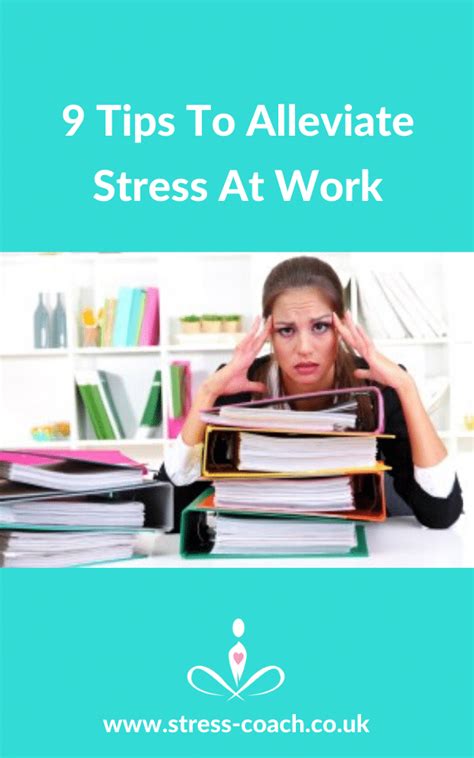 9 Tips To Alleviate Stress At Work Stress Coach Training