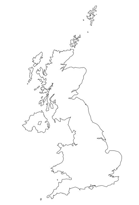 Map Of The United Kingdom To Complete