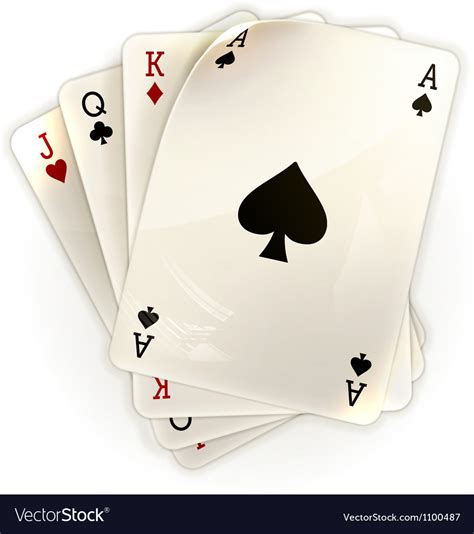 Playing Cards Royalty Free Vector Image Vectorstock