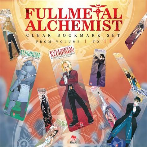 Bookmark Fullmetal Alchemist Cang giả kim thuật sư kèm sổ Seal