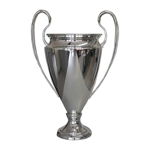 European Cup Style Silver Trophy With Custom Engraving Awards