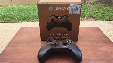 Xbox One Copper Shadow Controller Unboxing X Review Youtube