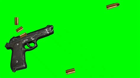 Latest New Gun Pistol Green Screen Free Vfx Animation Effects Download