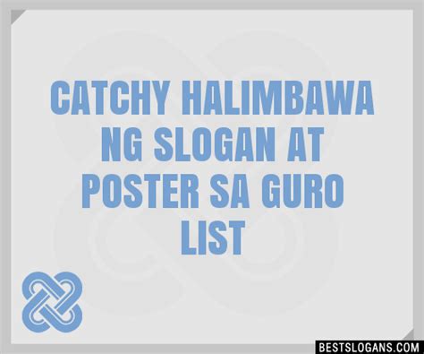 If you're looking for a slogan for your product or company, you're at the right place. Pagsabay Sa Globalisasyon Poster Slogan - Halimbawa Ng ...