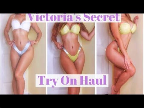 Victorias Secret Lingerie Try On Haul YouTube