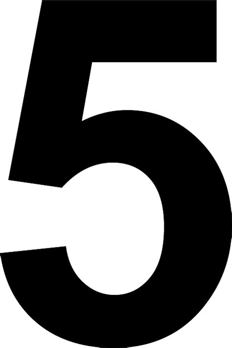 Number 5 Png
