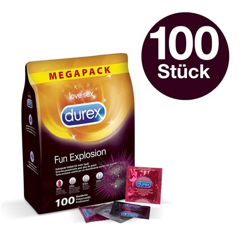 Durex Fun Explosion Kondom Mix Präservative Verhütungsmittel Kondome