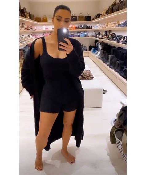 Kim Kardashian Teases Purse And Shoe Closet On Instagram Pics