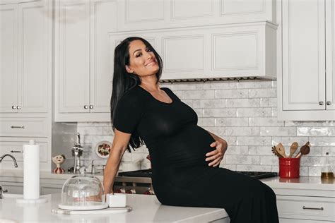 pregnant nikki bella reveals handsome theme of son s nursery