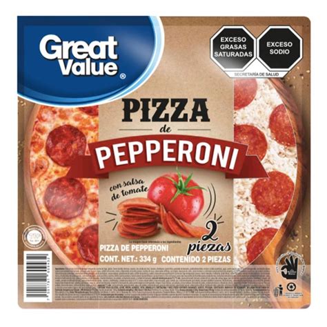 Pizza Great Value De Pepperoni 334 G Walmart