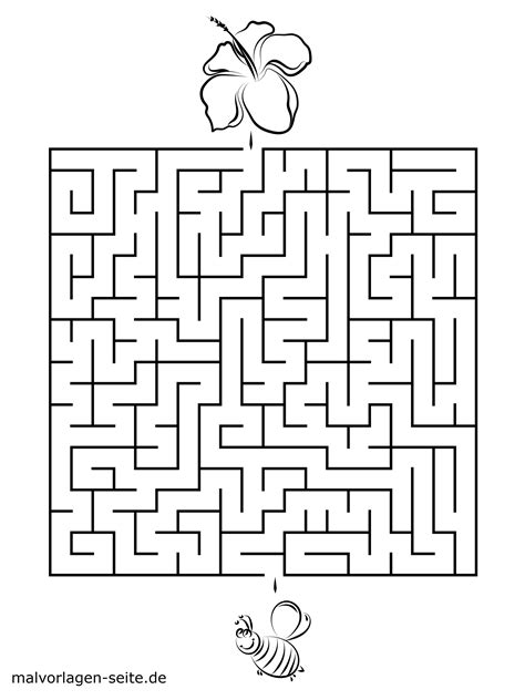 Lerninhalte mit buchstaben, zahlen, farben, formen und anderen grundlegenden schulfähigkeiten. Labyrinthe Für Kinder Zum Ausdrucken - Kostenlos Rätseln ...