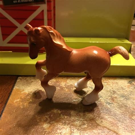 Breyer Stablemates Gentle Giants 6022 Red Roan Clydesdale A Ebay
