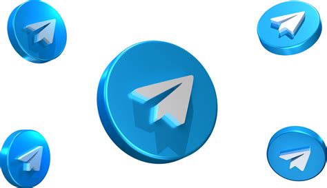 Telegram 3d Logo Social Media Telegram Icon 28534254 Png