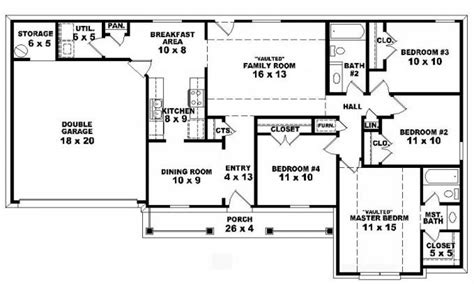 17 House Plans Open Floor Plan One Story Amazing Ideas