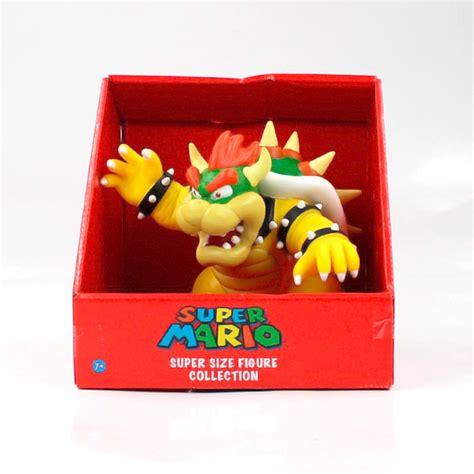 Super Mario Bros Bowser Figura Colección 20 Cm Pvc En Caja