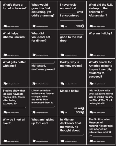 Best Ideas For Coloring Printable Cards Against Humanity