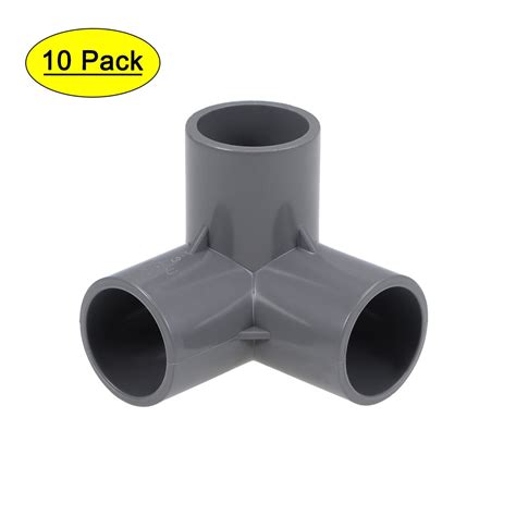 Uxcell Inch Way Elbow Pvc Pipe Fitting Furniture Grade Gray Pack Walmart Com