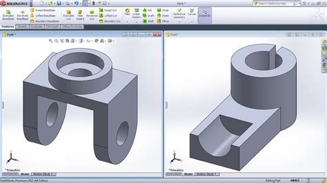 Solidworks Exercises For Beginners 4 Solidworks Part Modeling