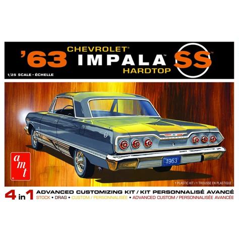 Buy Amt1149m Amt 125 Scale 1963 Chevy Impala Ss Model Kit At A Price