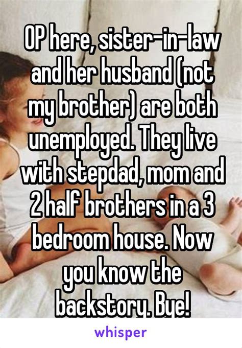 Op Here Sister In Law And Her Husband Not My Brother Are Both