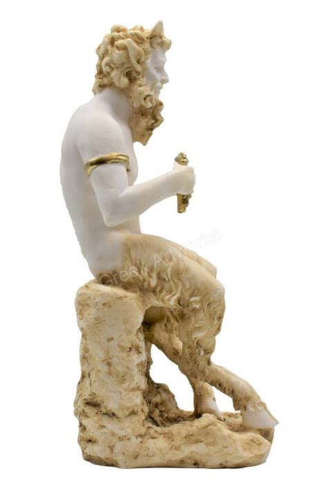 PAN Satyr Greek Nude God Of Nature Faunus Figurine Statue Sculpture 9