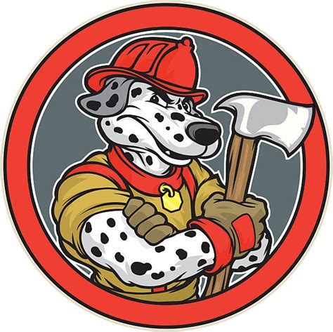 Firefighter Dog Illustrations Royalty Free Vector Graphics And Clip Art