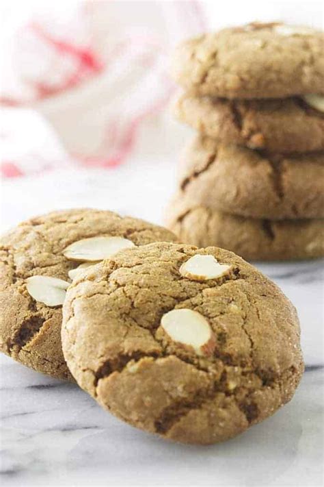 Triple Ginger Almond Cookies Savor The Best