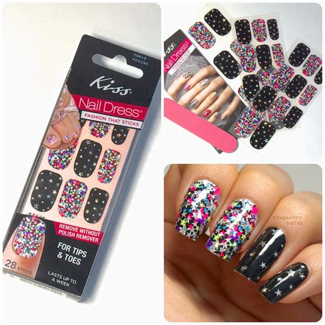 Kiss Nail Dress Nail Strips Review And Swatches The Happy Sloths