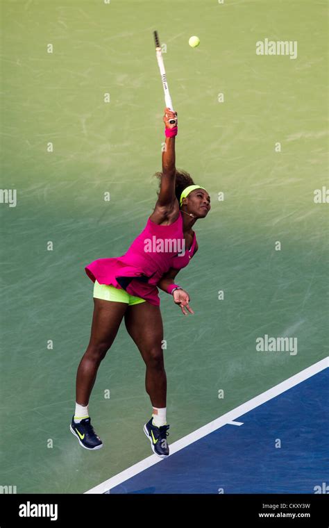 New York Usa 30th Aug 2012 Serena Williams Usa Competing At The