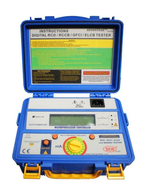 Seaward Rcd Tester Rcd Testers Portable Appliance Testers