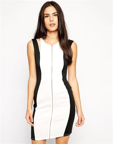 Robe taille m de chez mango. Robe mango noir et blanc - Marina Mode