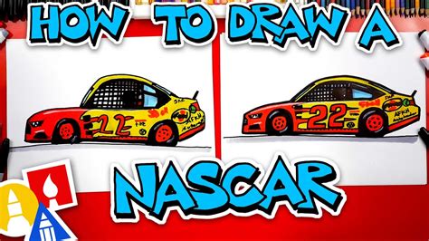 How To Draw A Nascar Race Car 3