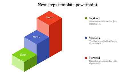 Simple Next Steps Template Powerpoint Presentation