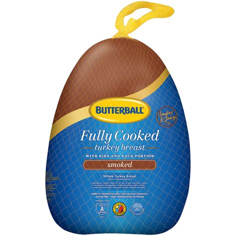 Butterball Fully Cooked Smoked Whole Turkey Breast 1 Each Delivery Or Pickup Near Me Instacart