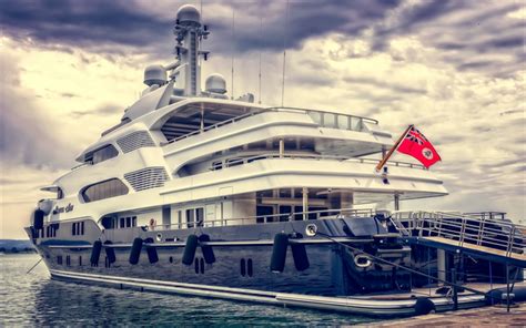 Download Wallpapers Martha Ann 4k Superyacht Dock Luxury Yacht